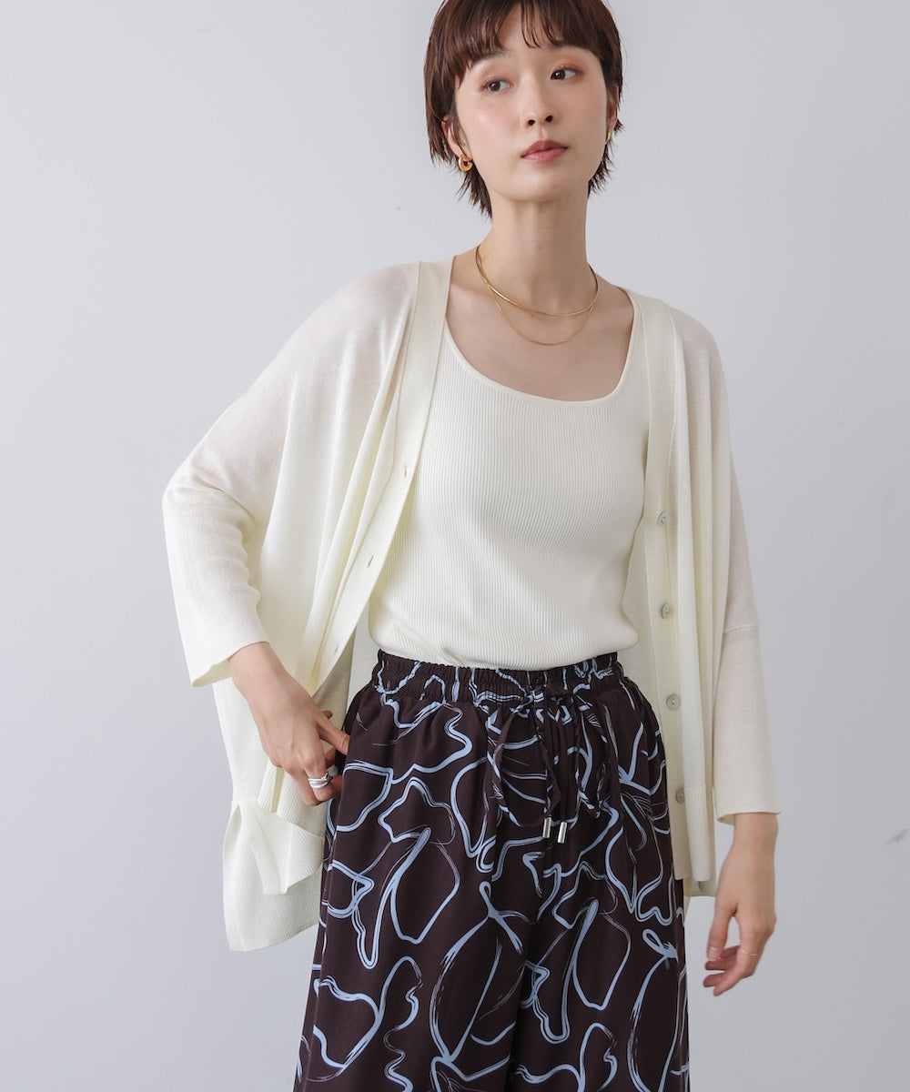 【新色追加】UVサラサラBOXシルエット前後差カーデ