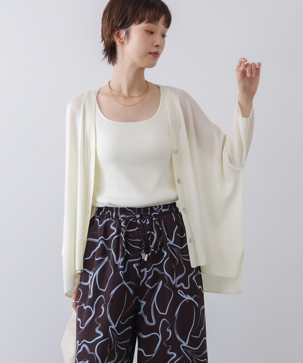 【新色追加】UVサラサラBOXシルエット前後差カーデ