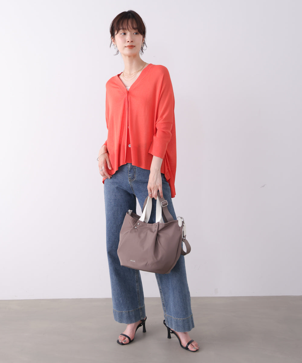 【新色追加】UVサラサラBOXシルエット前後差カーデ