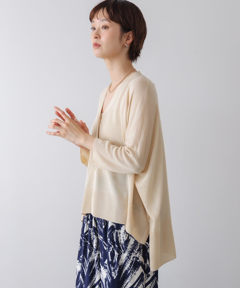 【新色追加】UVサラサラBOXシルエット前後差カーデ
