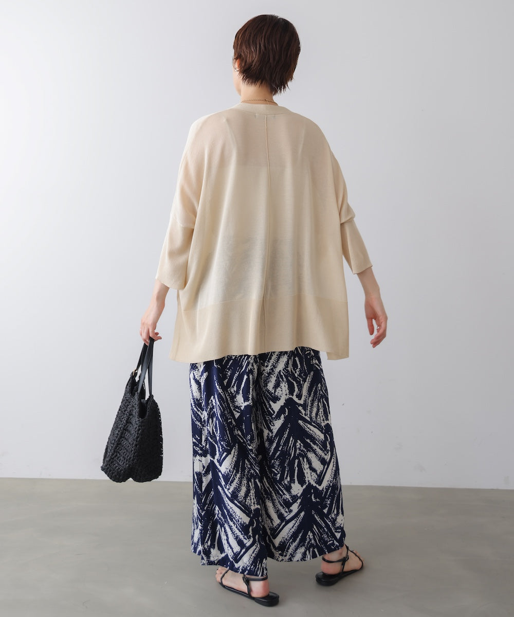 【新色追加】UVサラサラBOXシルエット前後差カーデ