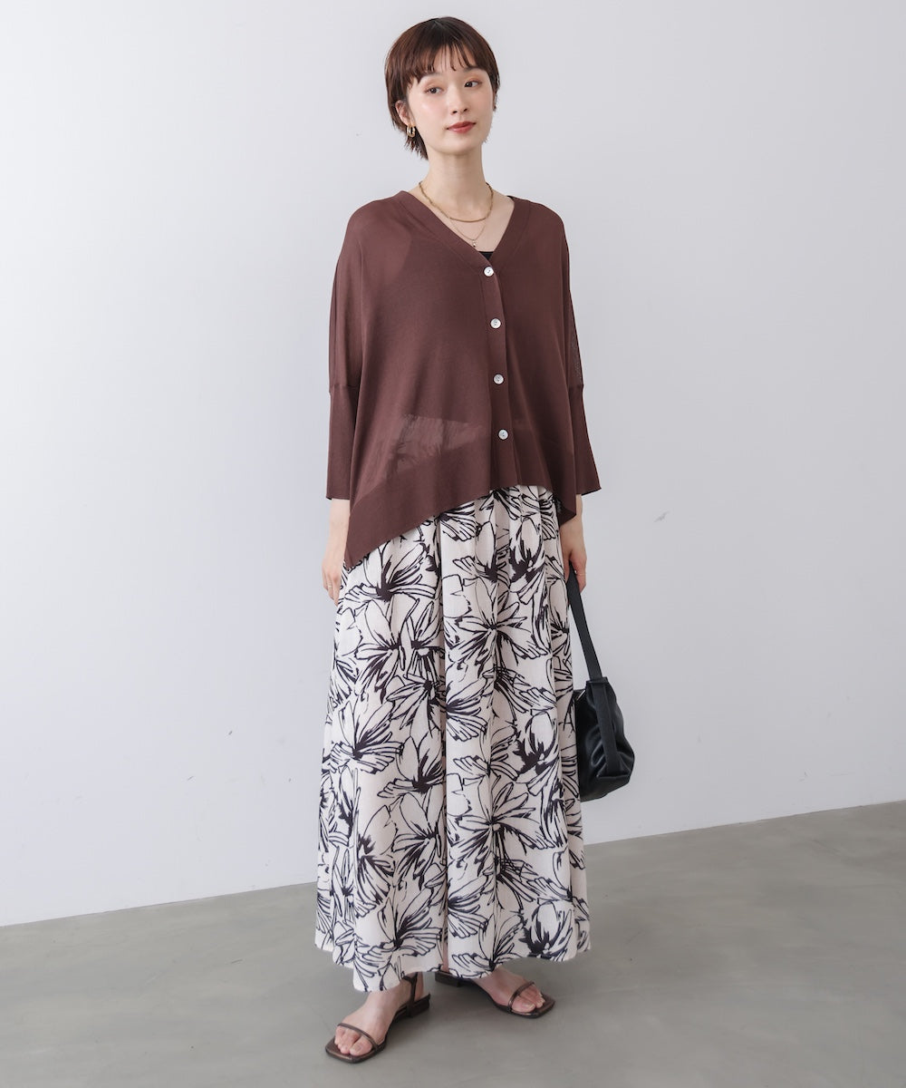 【新色追加】UVサラサラBOXシルエット前後差カーデ