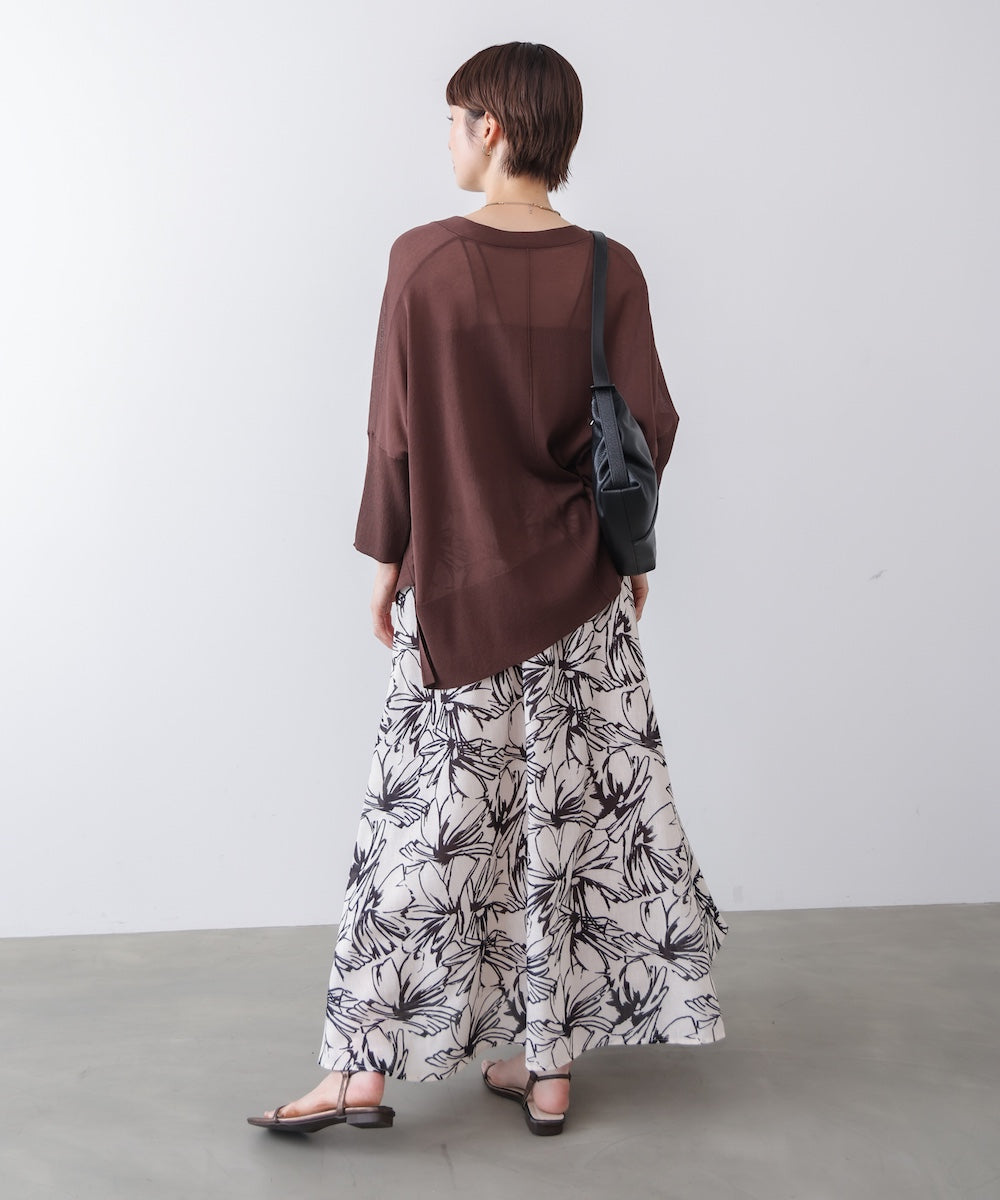 【新色追加】UVサラサラBOXシルエット前後差カーデ