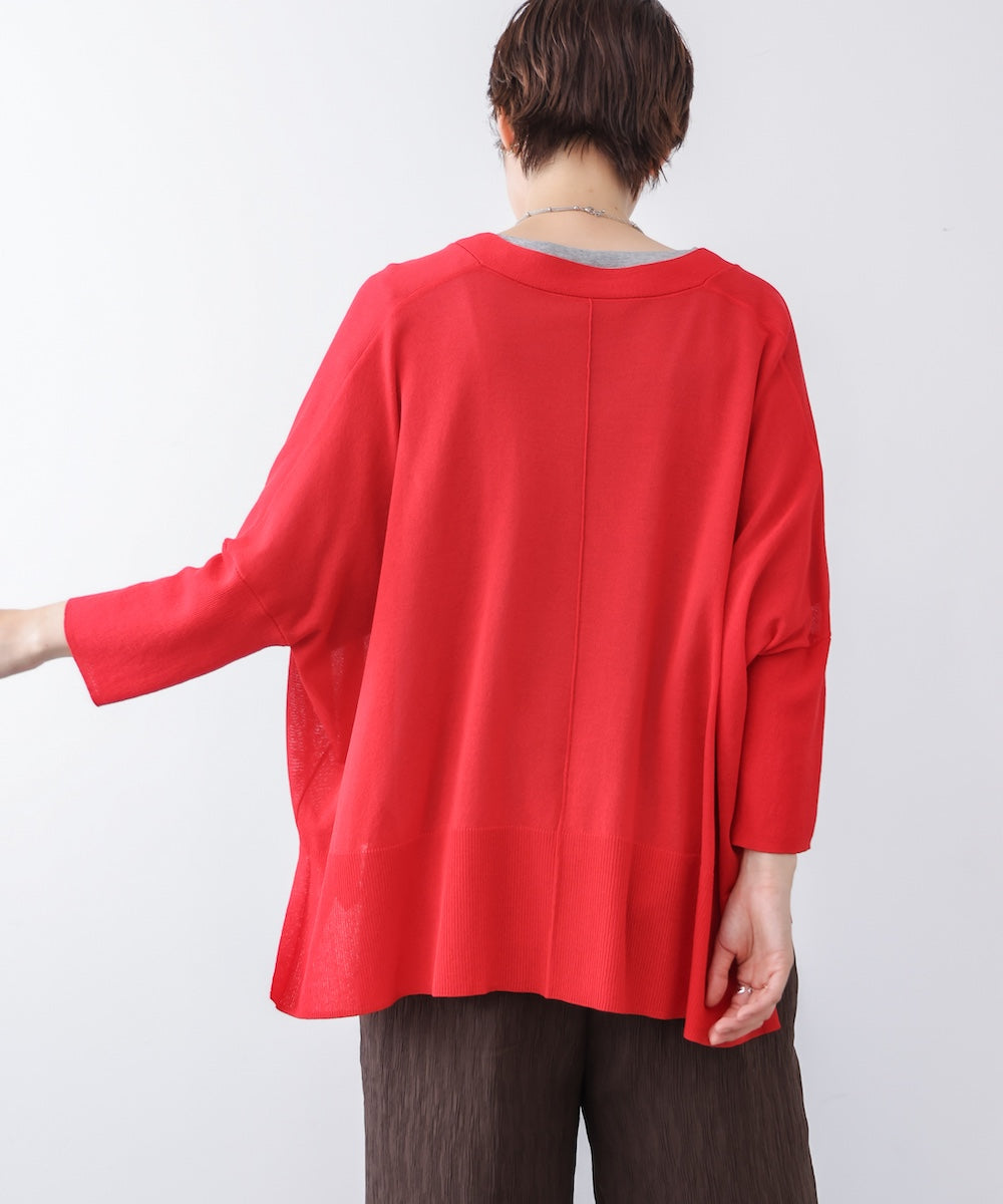 【新色追加】UVサラサラBOXシルエット前後差カーデ