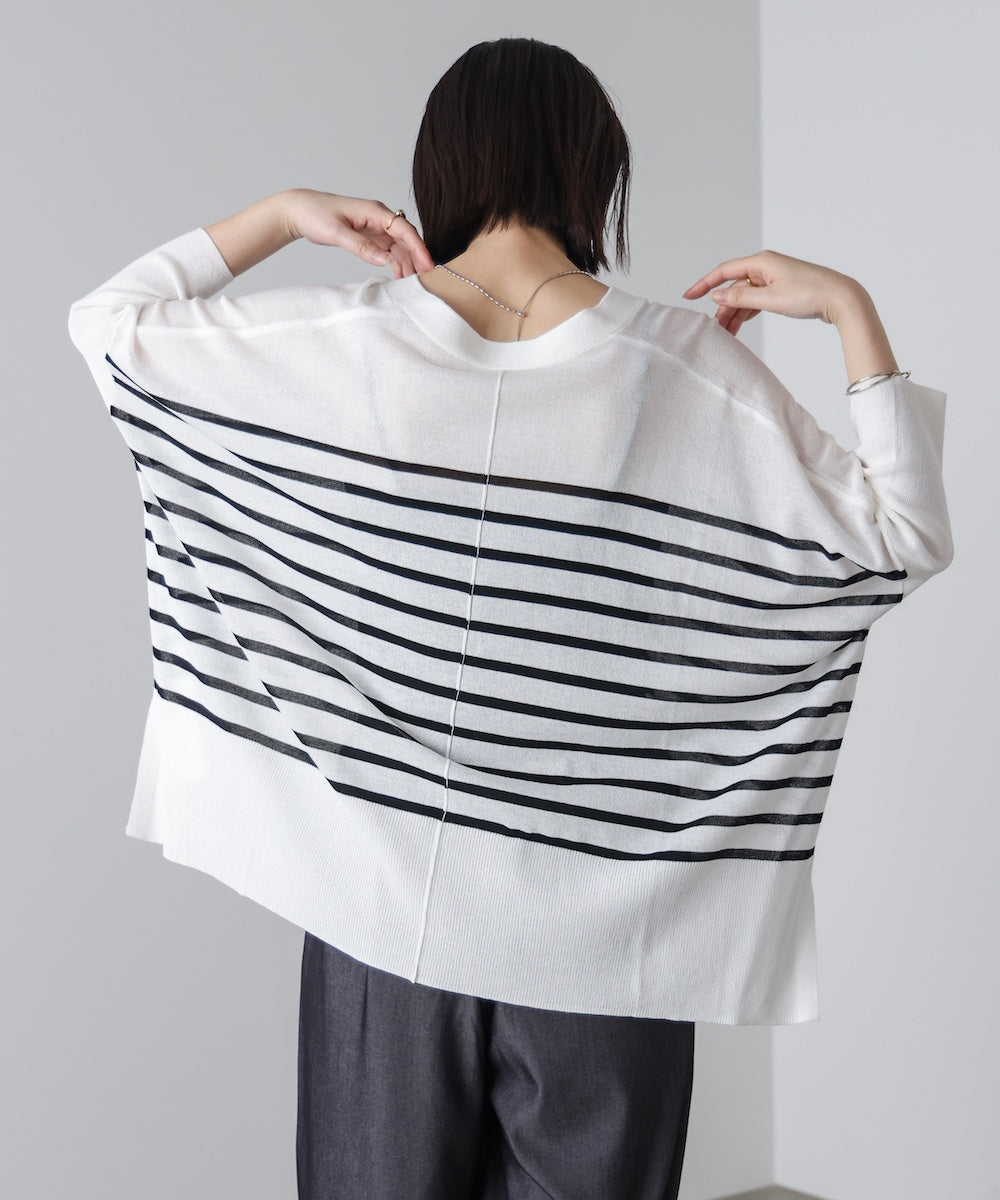UVサラサラBOXシルエット前後差カーデ