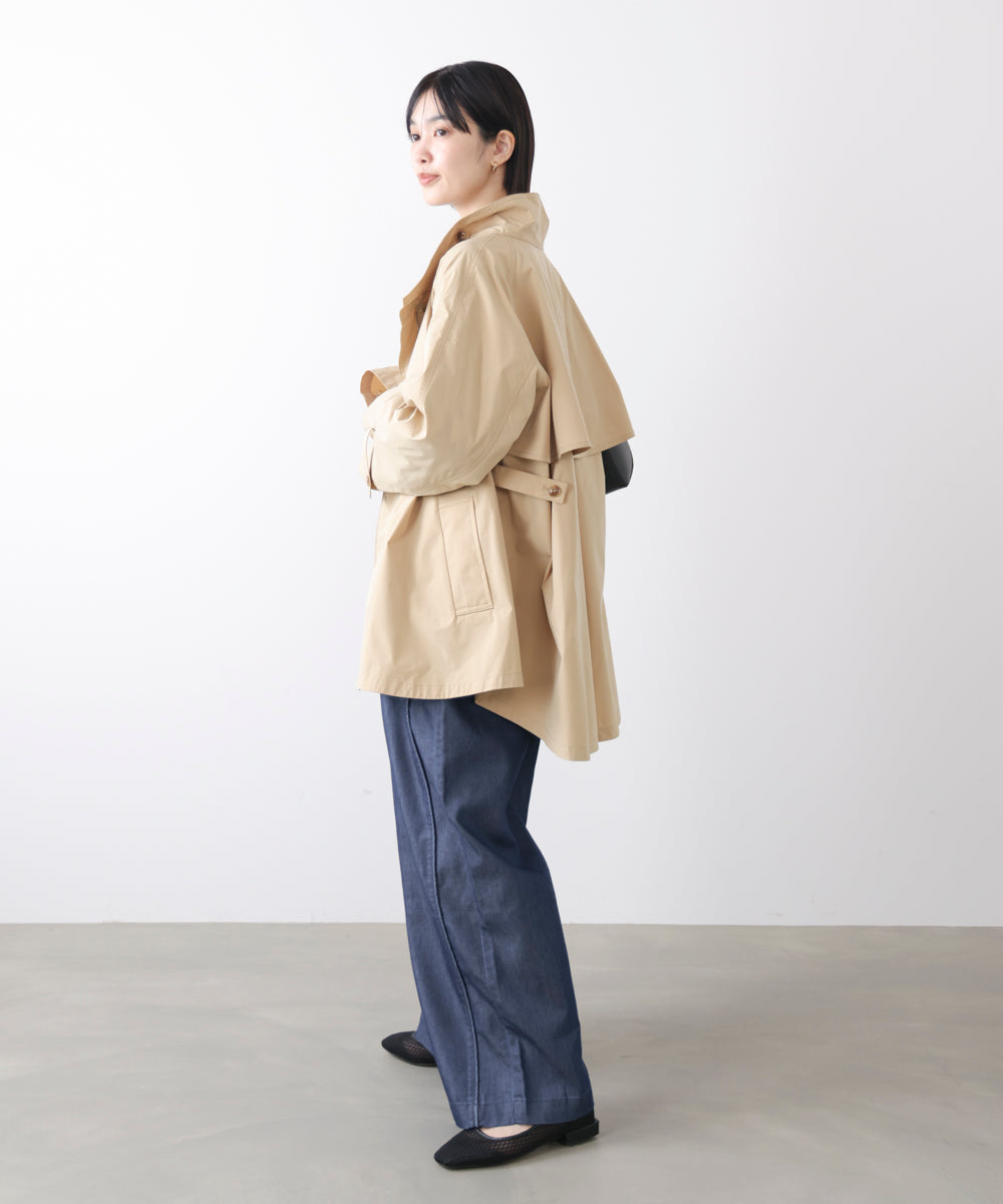 ライトデニムイージーワイドパンツ