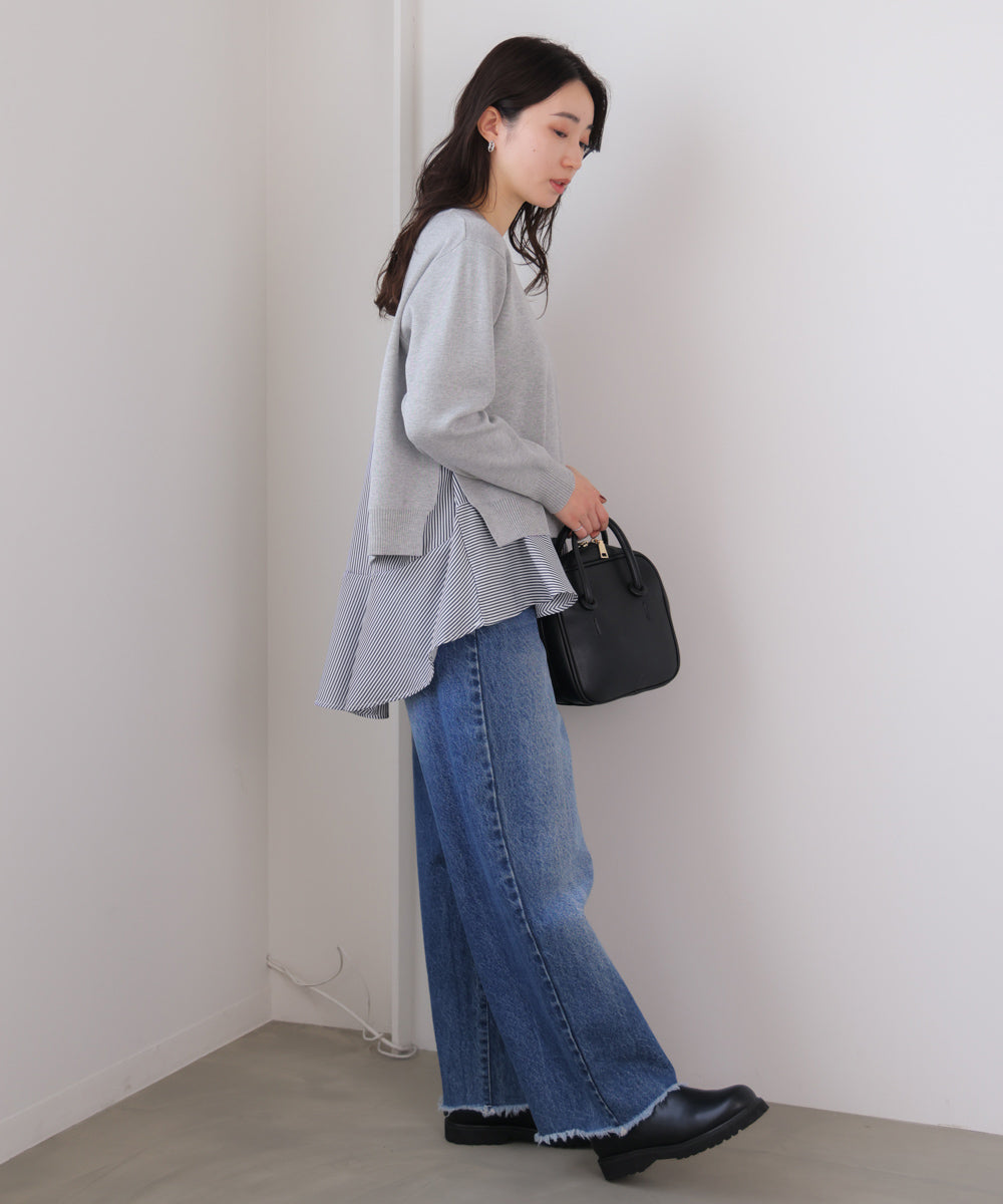 ニットセットレイヤードプルオーバー