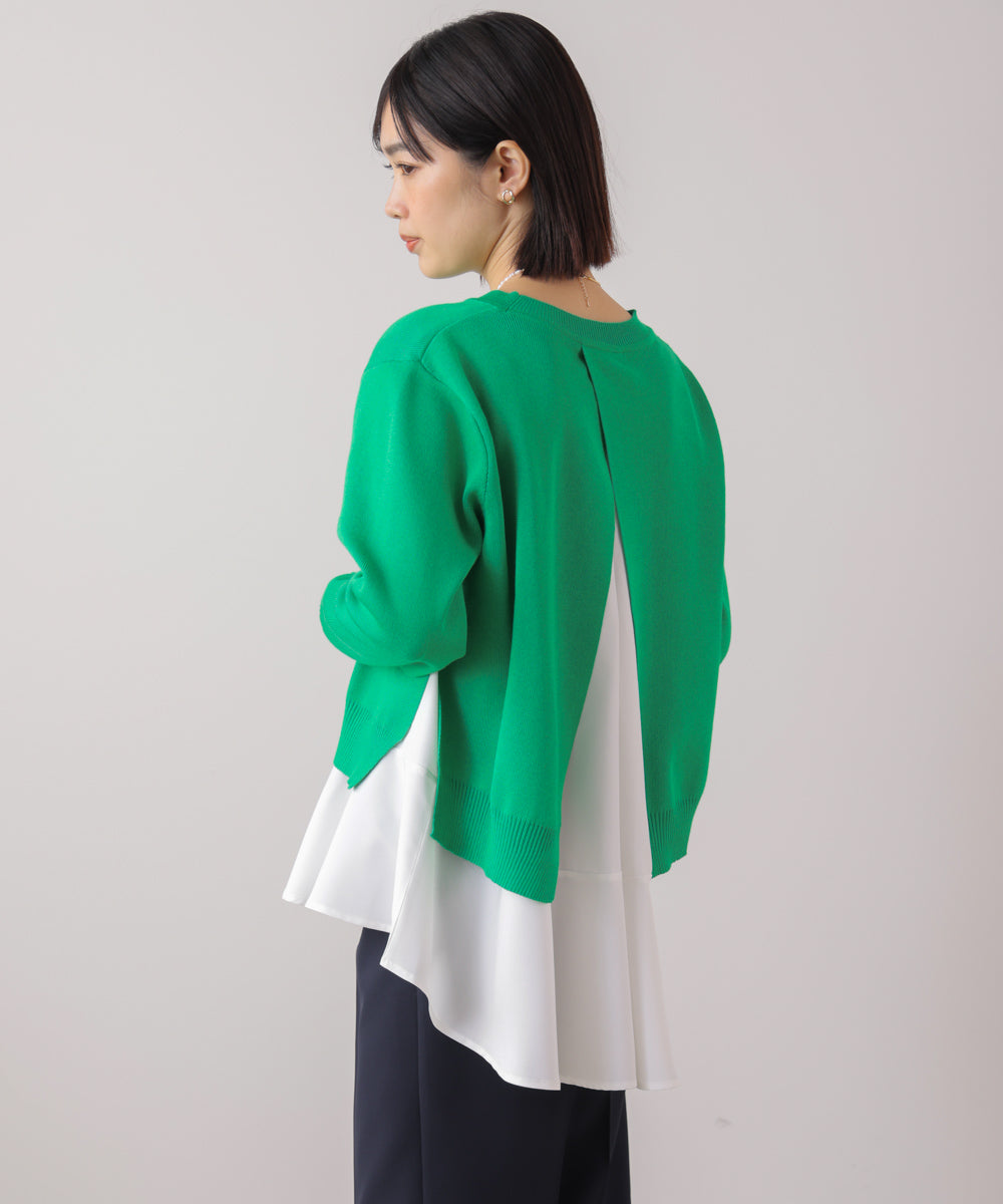 ニットセットレイヤードプルオーバー