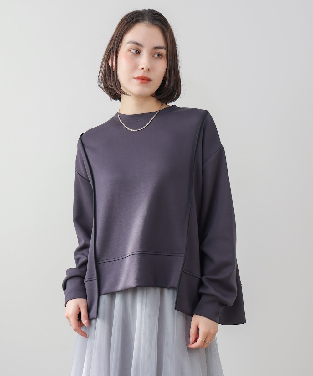 パウンドストレッチバックZipプルオーバー