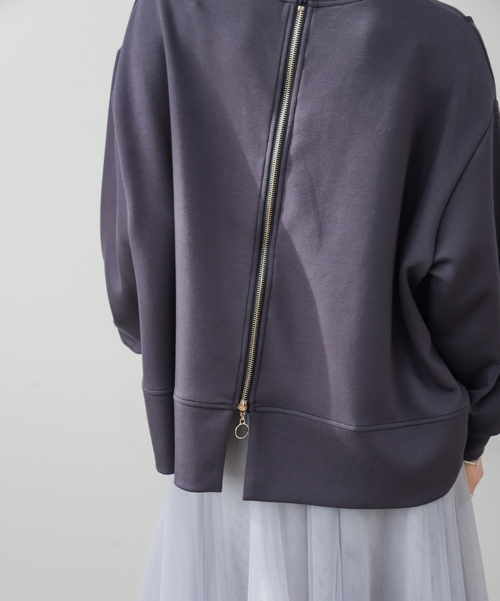 パウンドストレッチバックZipプルオーバー