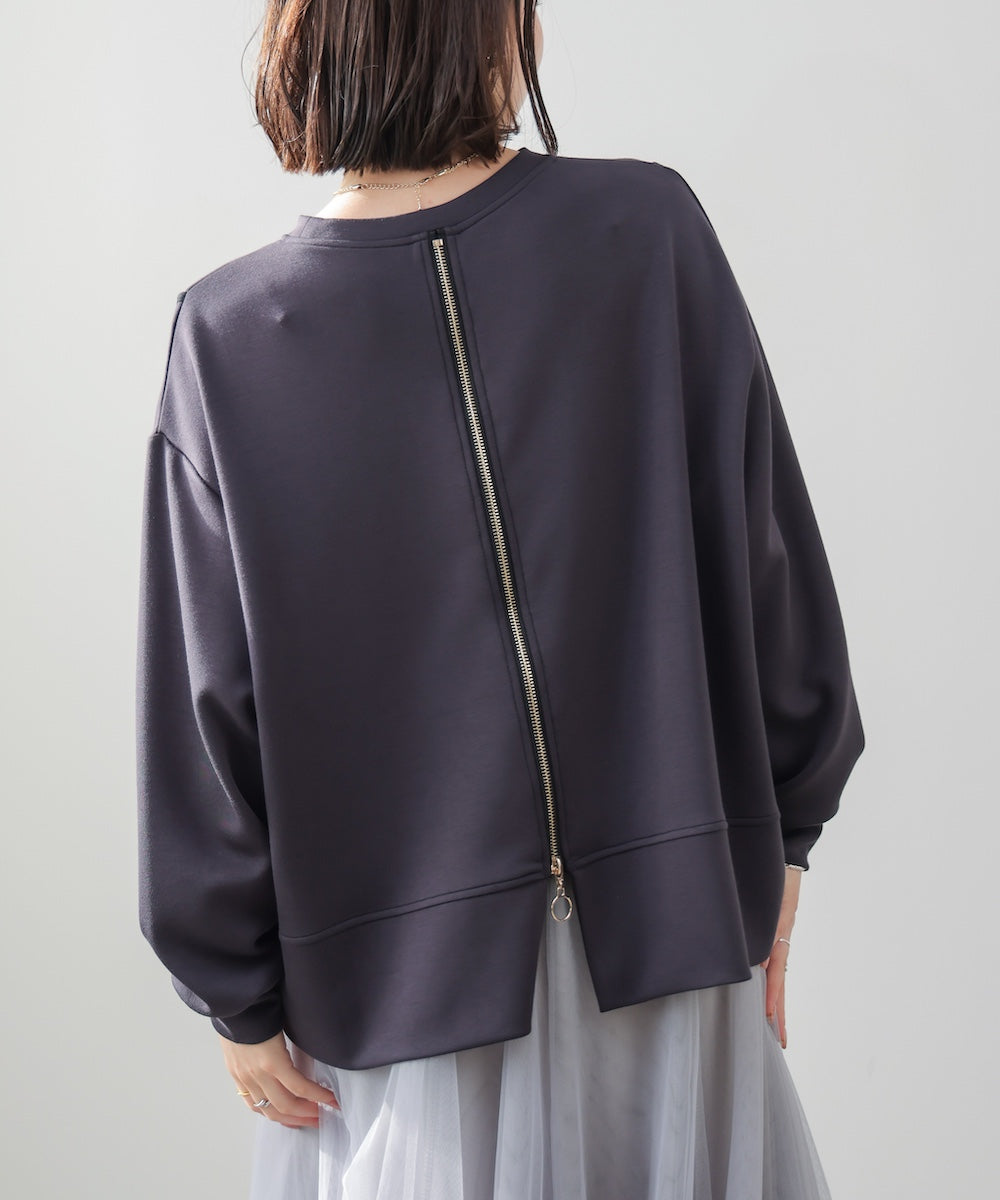 パウンドストレッチバックZipプルオーバー