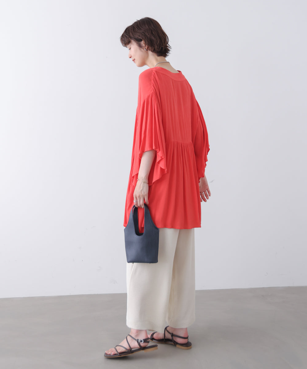 レーヨンクレープ羽織チュニック