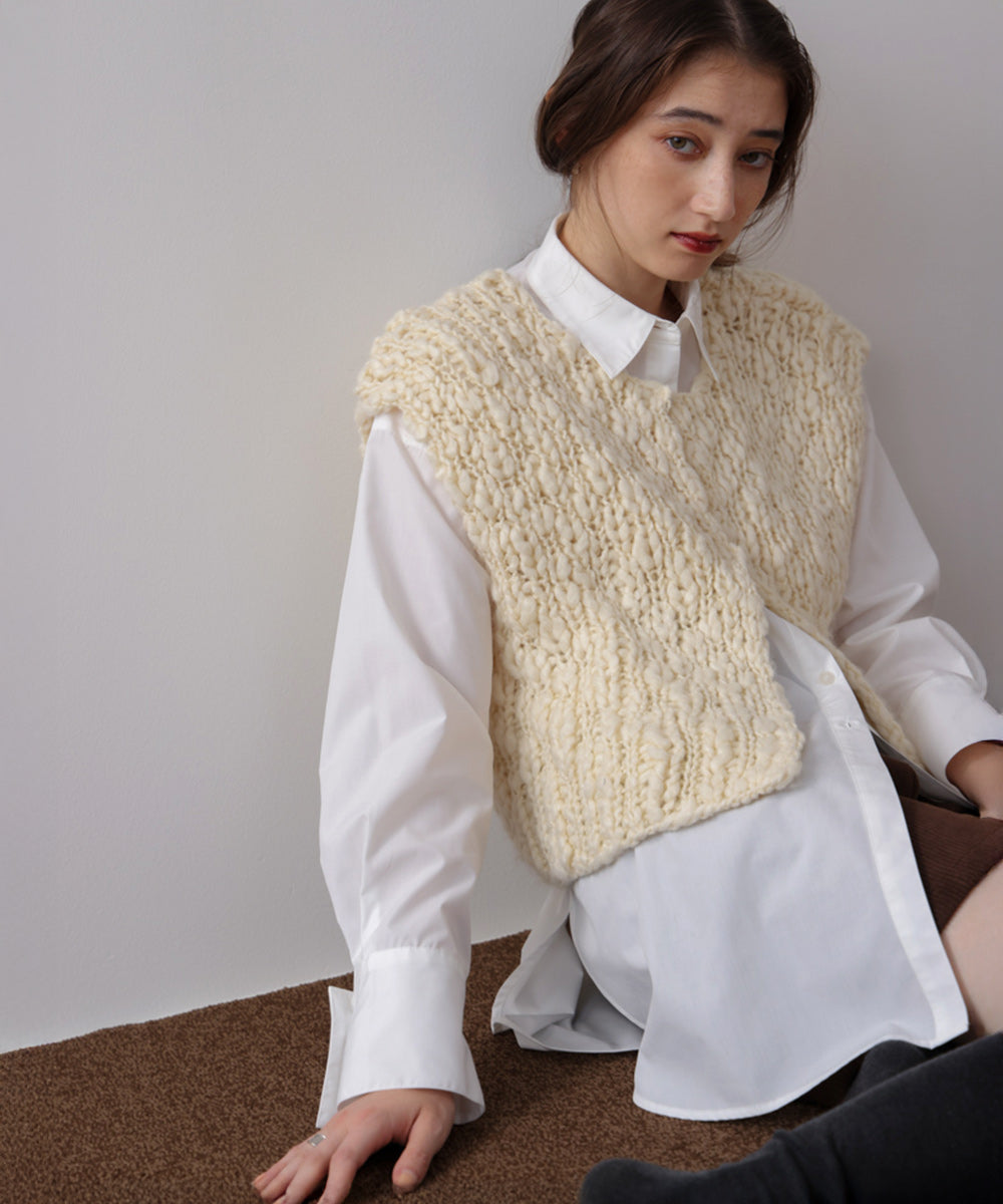 ロングシャツブラウス