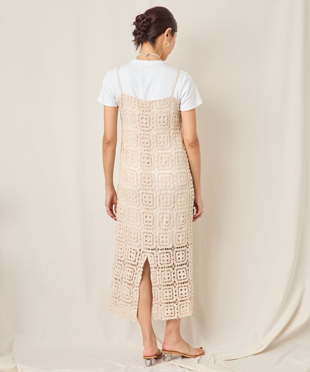 CROCHET CAMI DRESS