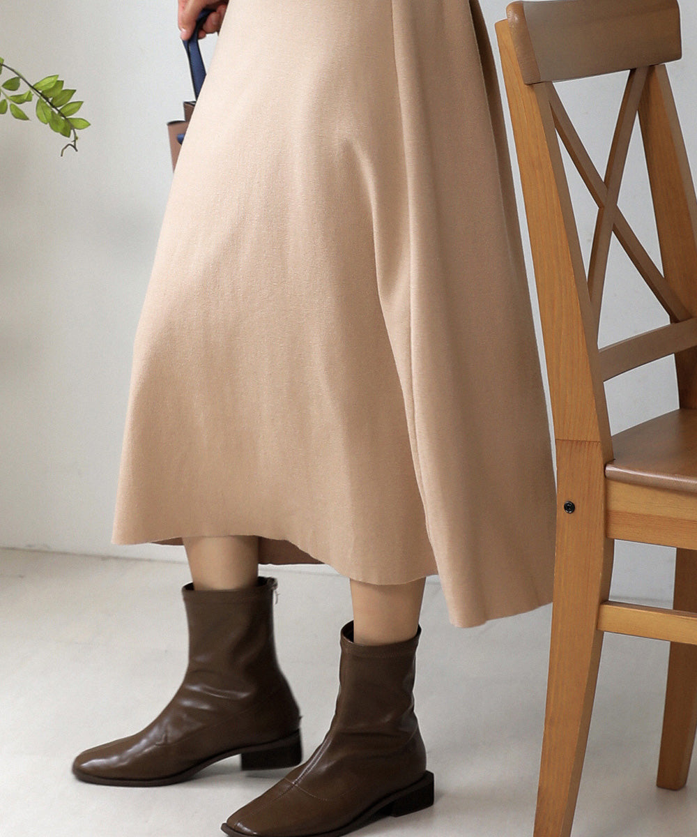 BouJeloud カシュクールニットワンピース
