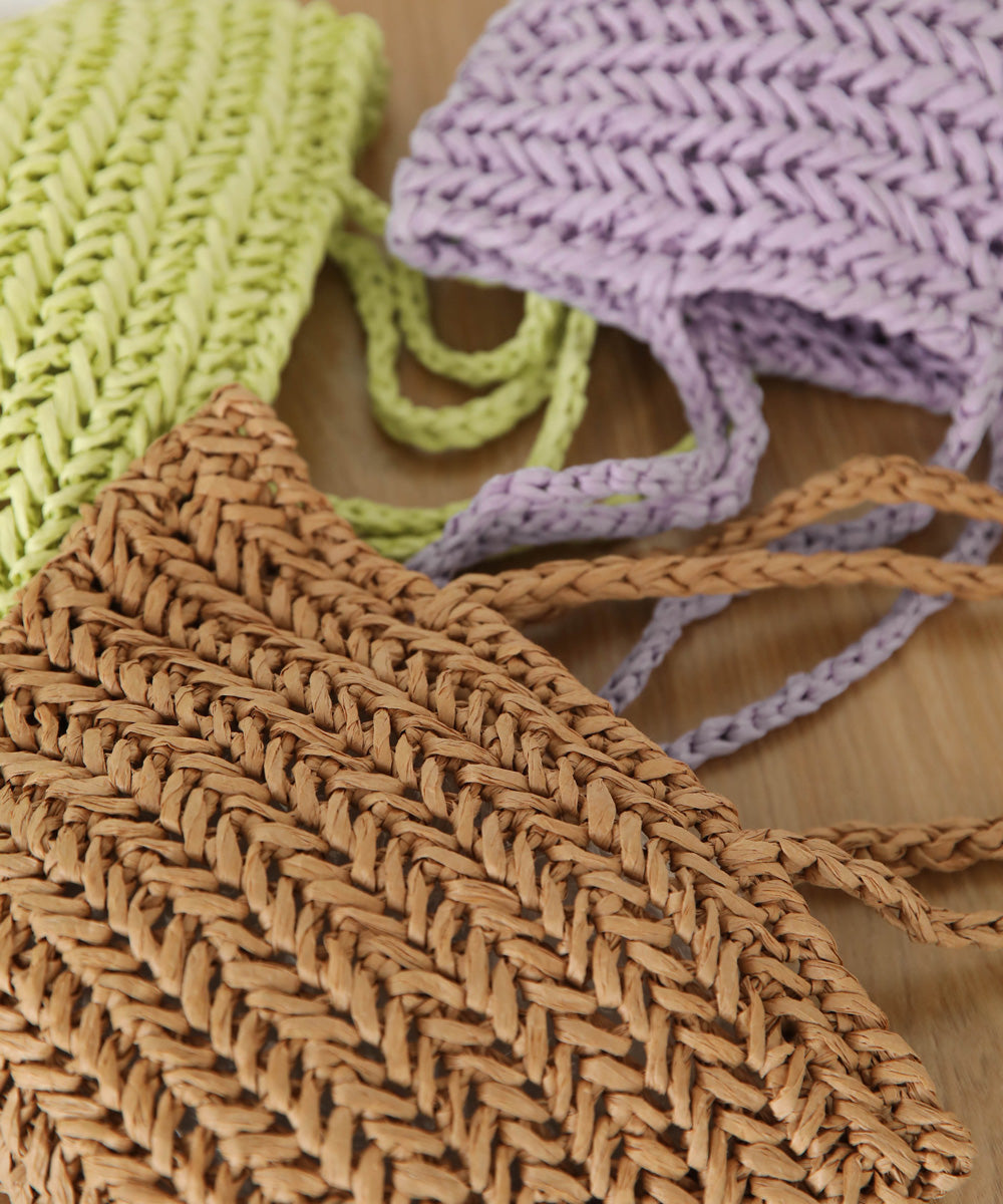 Bab ペーパーヤーンミニトートバック