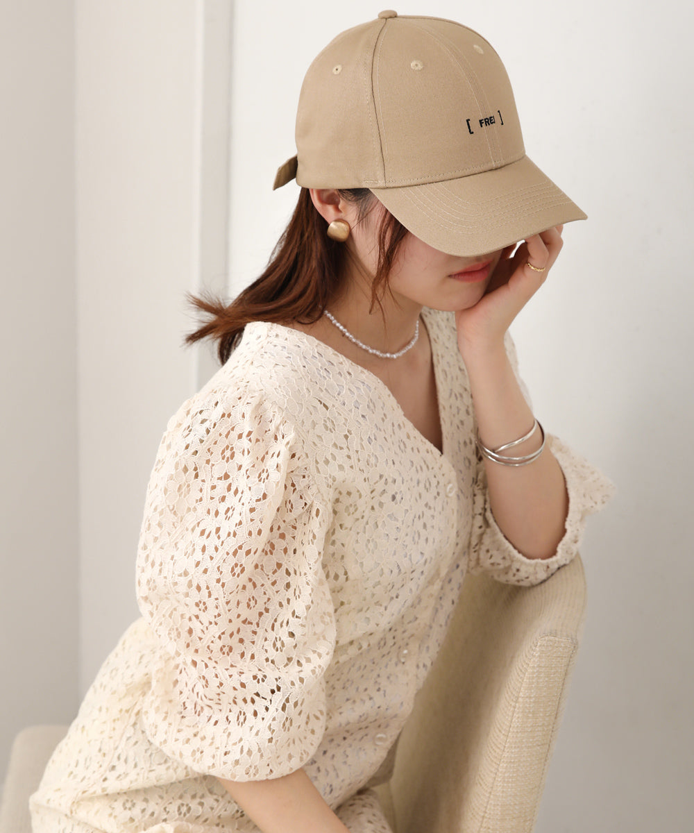Bab ロゴ刺繍キャップ