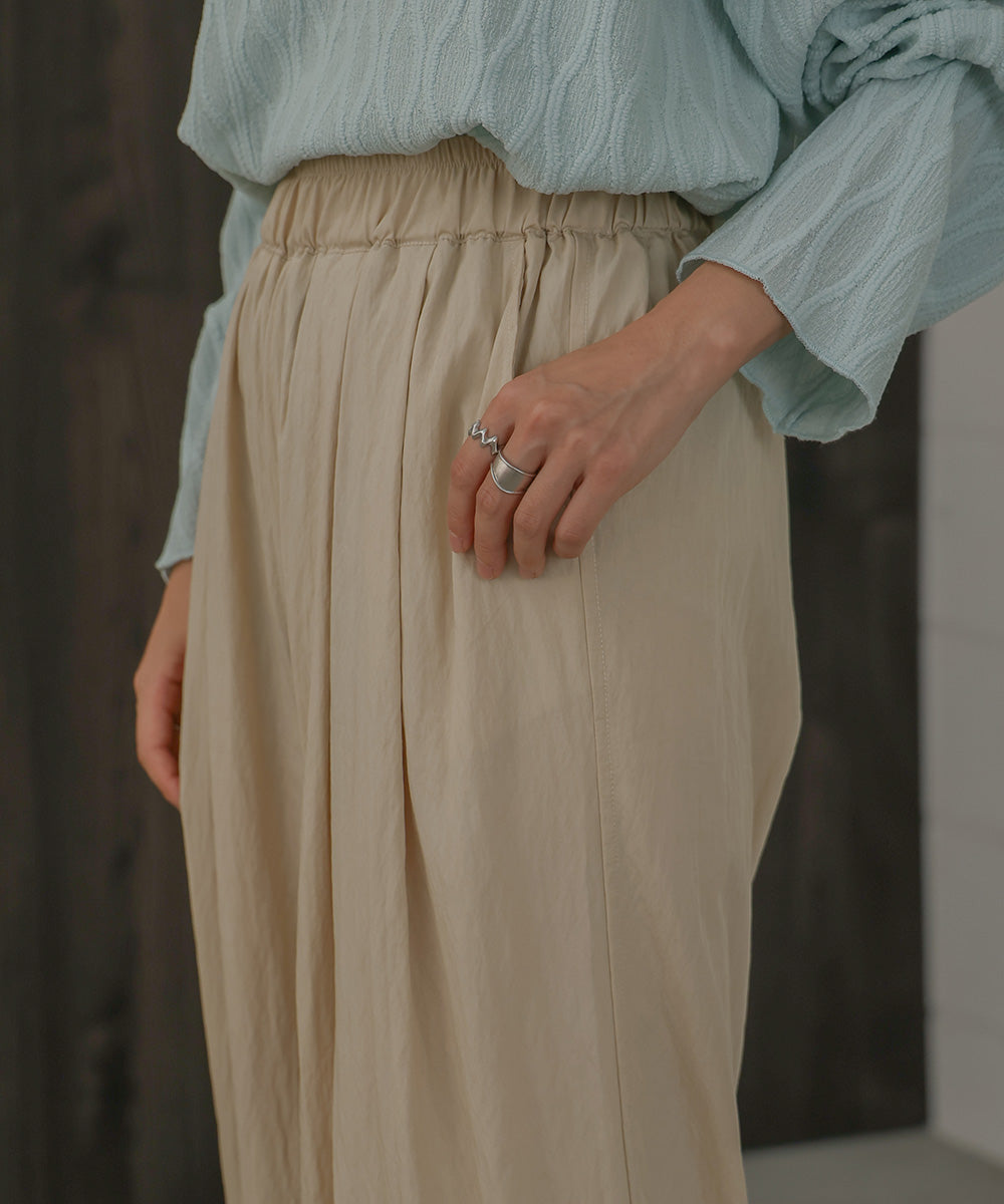 【サイズ展開あり】セミワイドナイロンパンツ