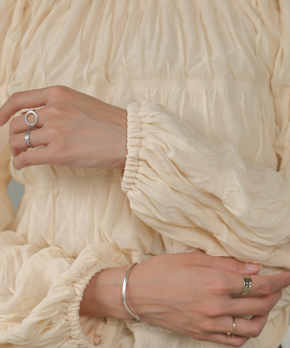 シャーリングトップス