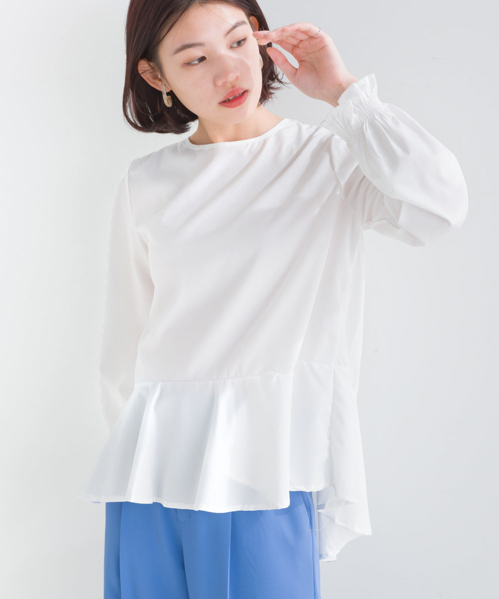 ニットベストセットブラウス