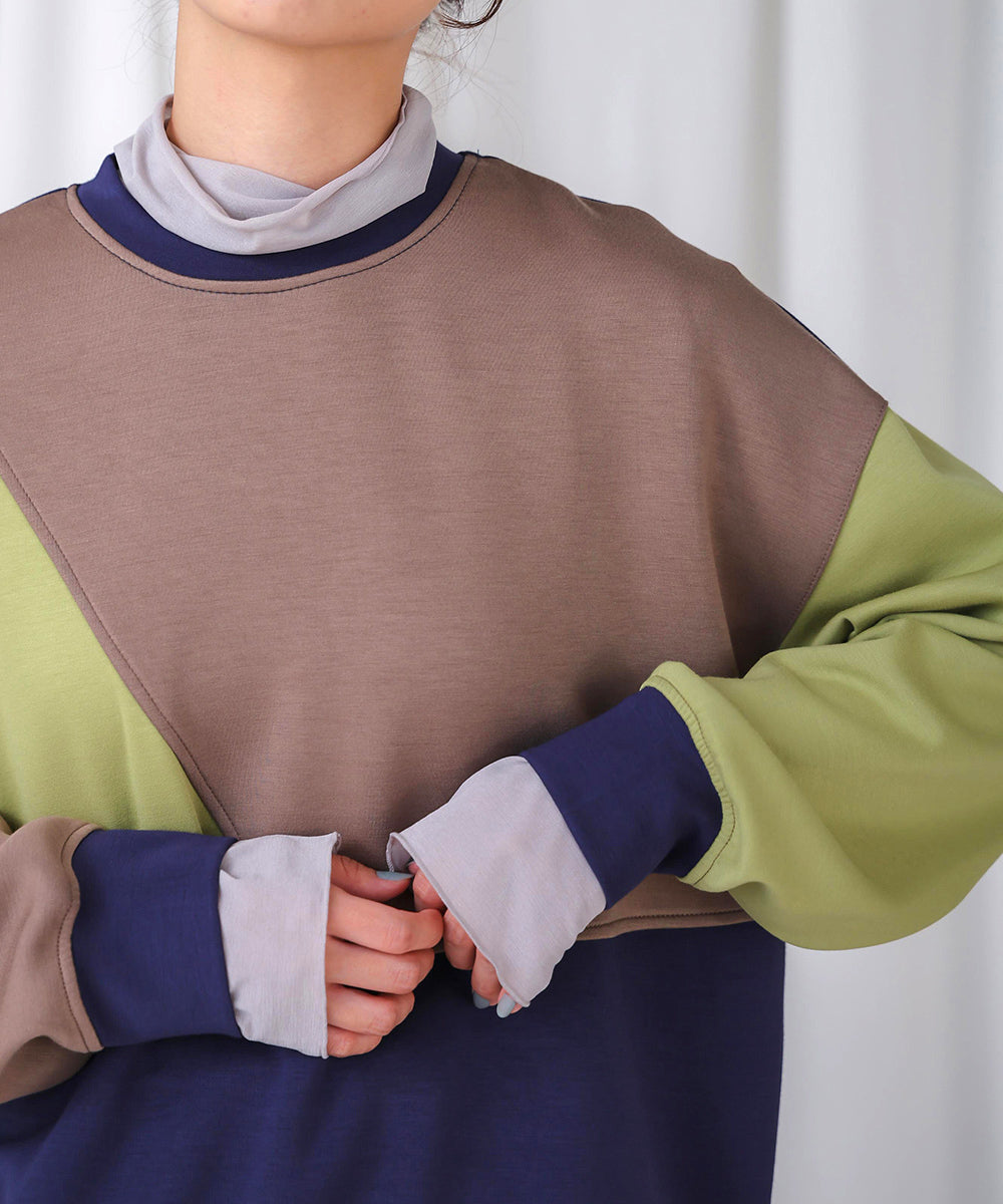 ブロッキングトップス