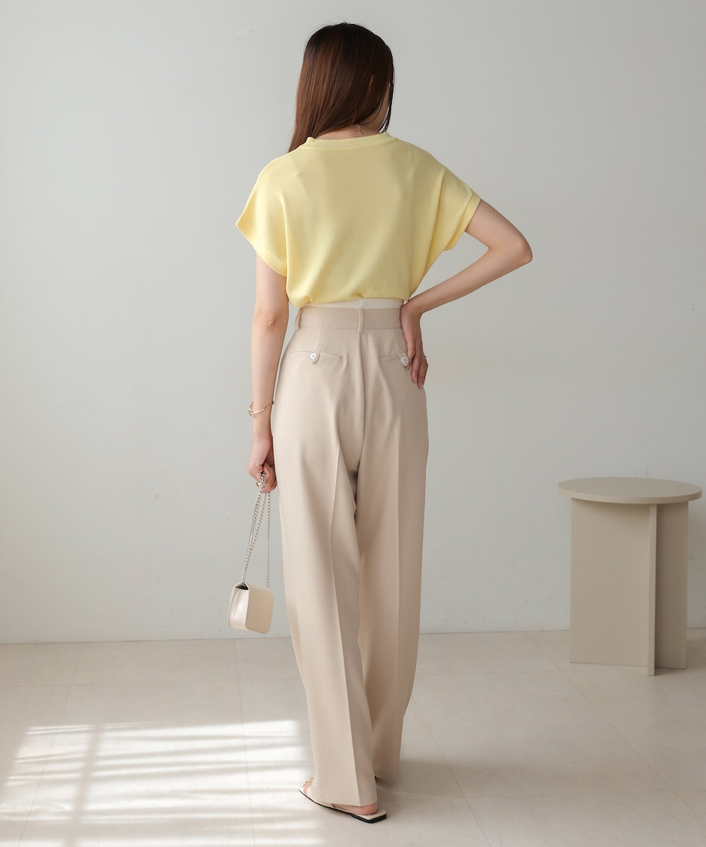 French sleeve dry touch tops