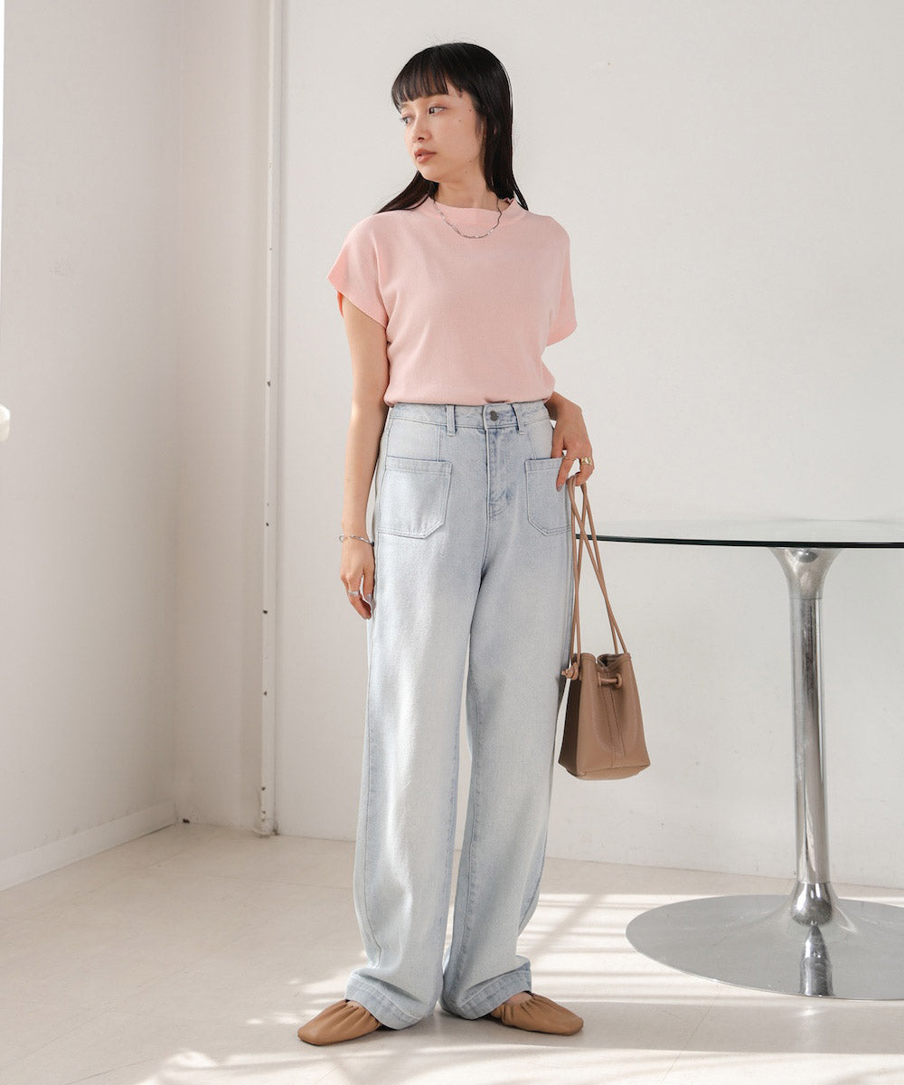 French sleeve dry touch tops