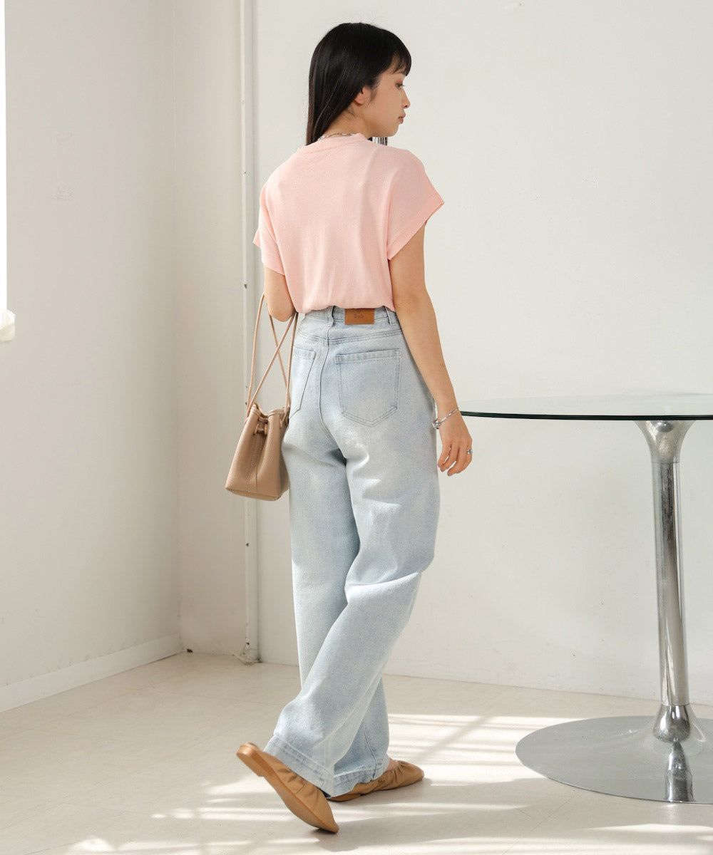 French sleeve dry touch tops