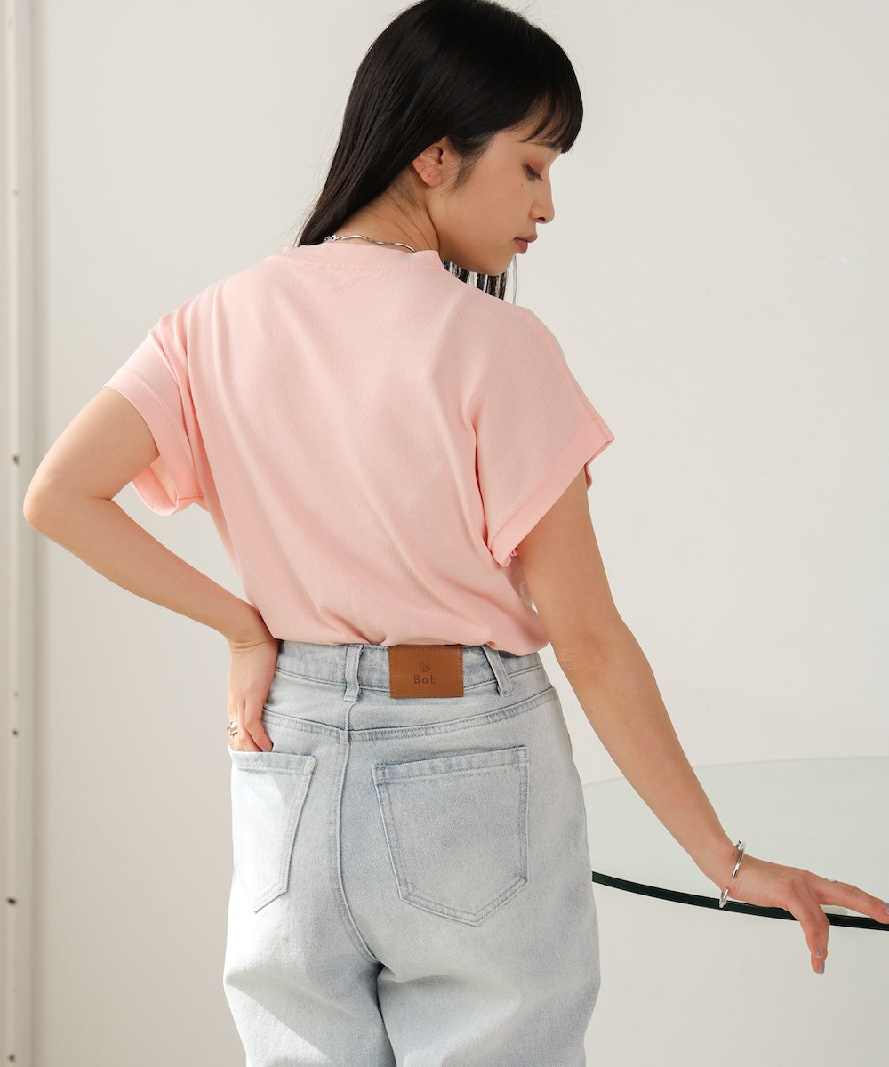 French sleeve dry touch tops