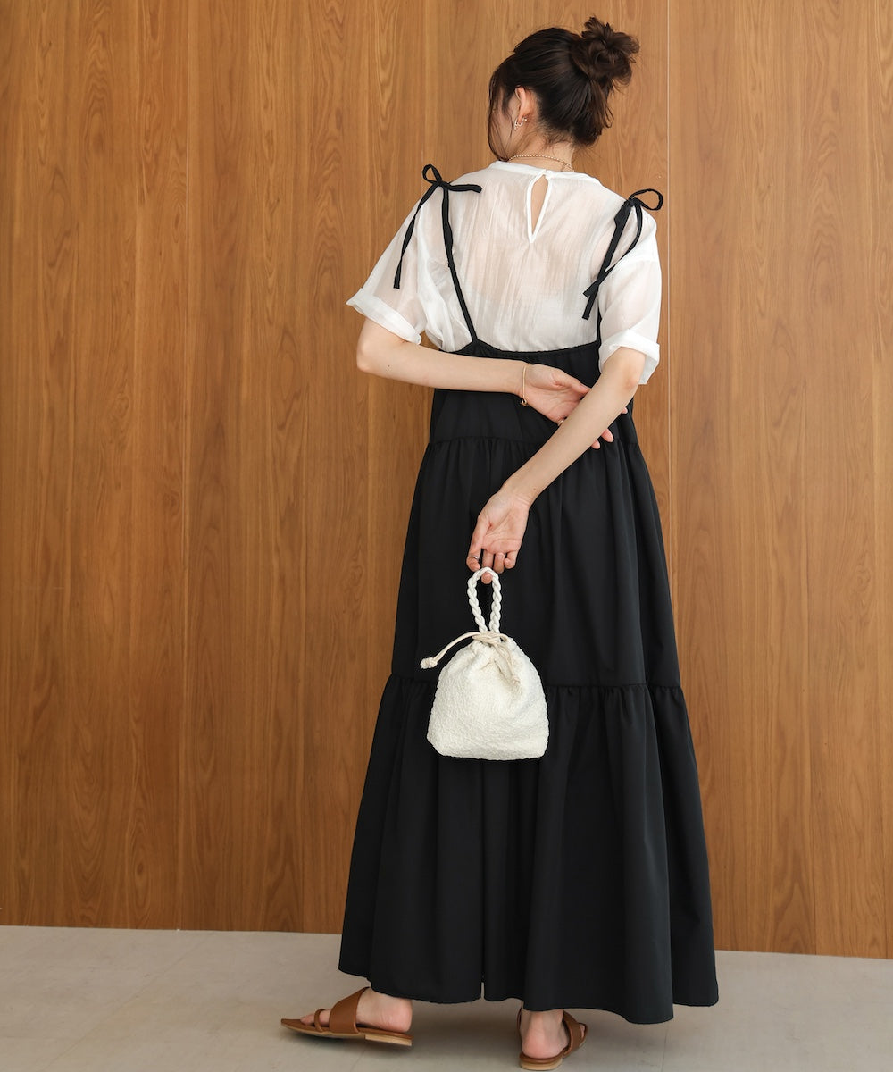 編みハンドル巾着BAG