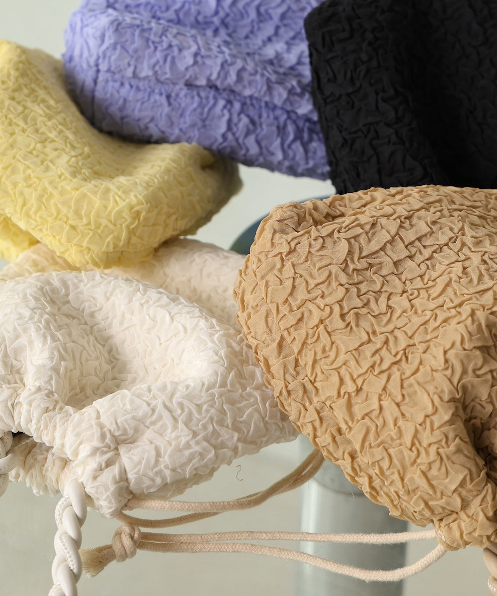 編みハンドル巾着BAG