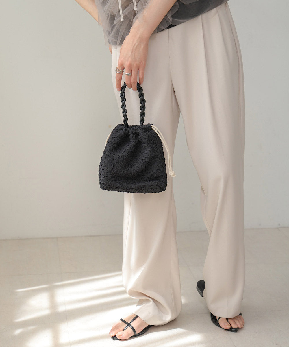 編みハンドル巾着BAG