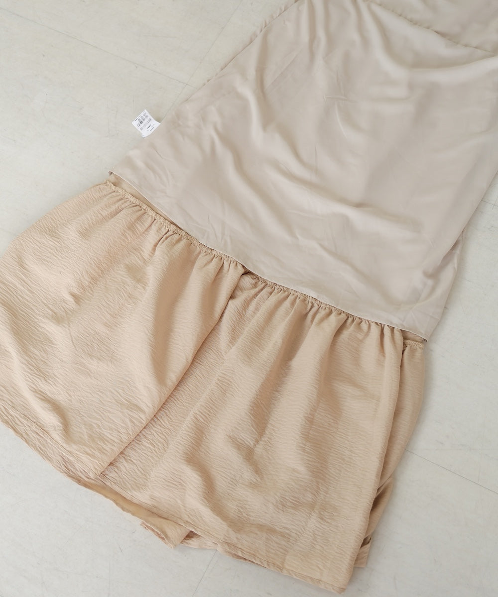 【S・Mサイズ展開あり】ノースリーブティアードギャザーワンピース