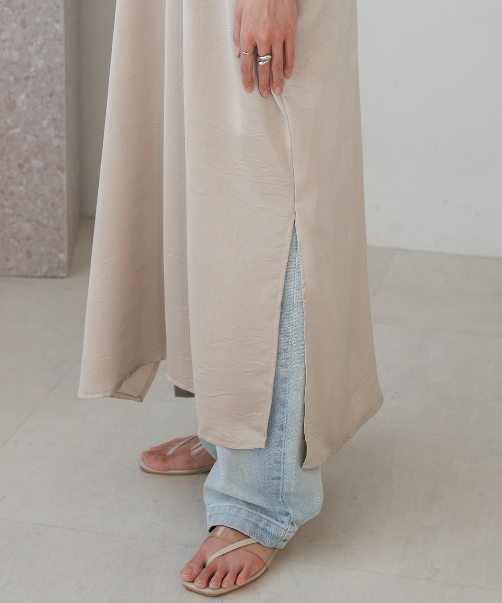 ギャザースリーブワンピース