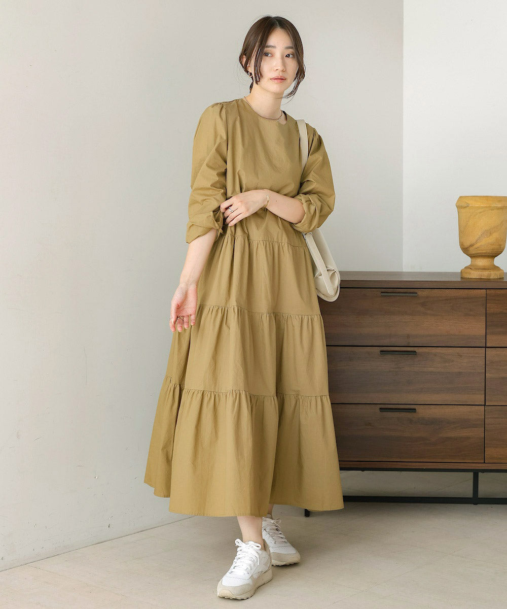ティアードフレアワンピース