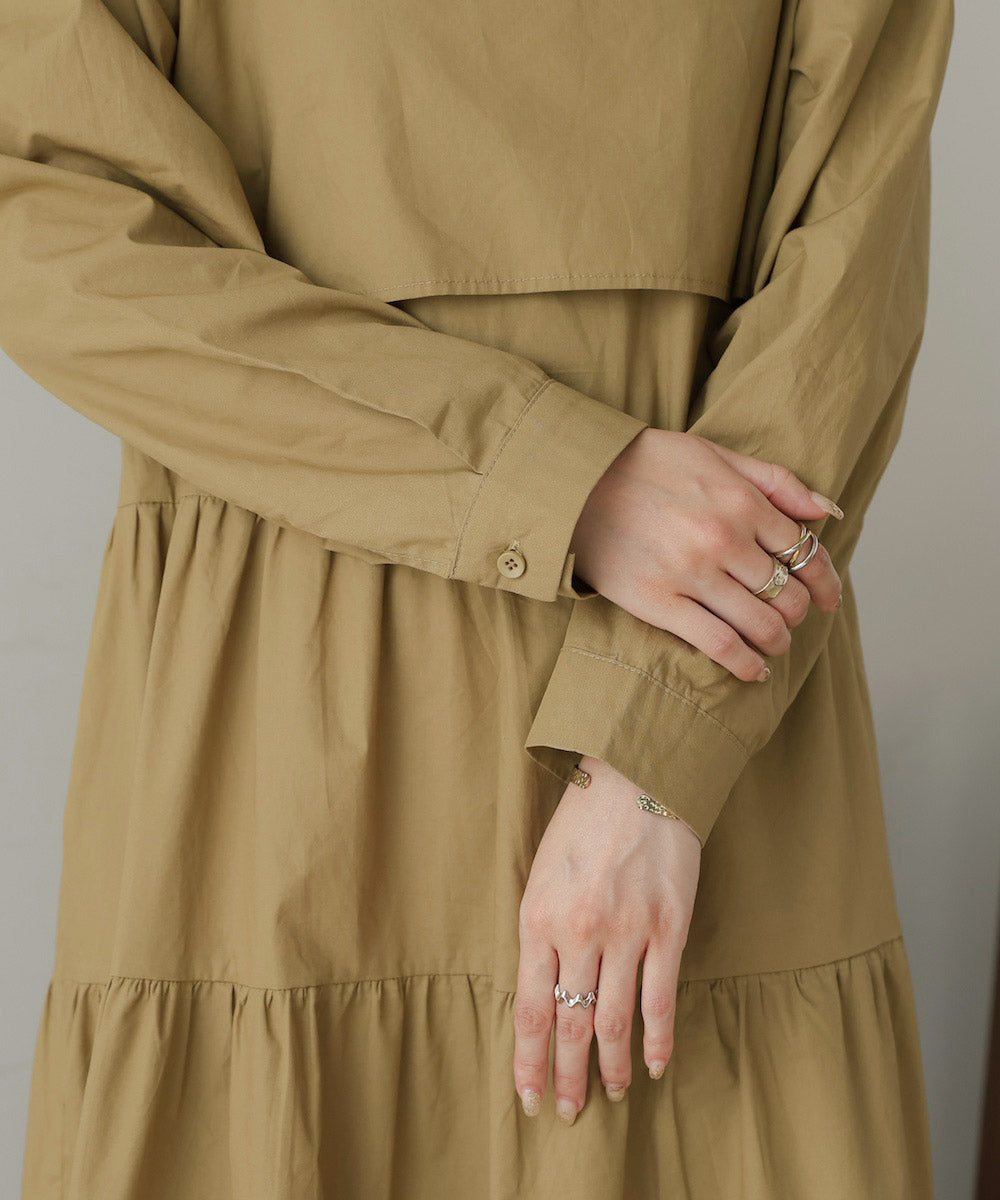 ティアードフレアワンピース