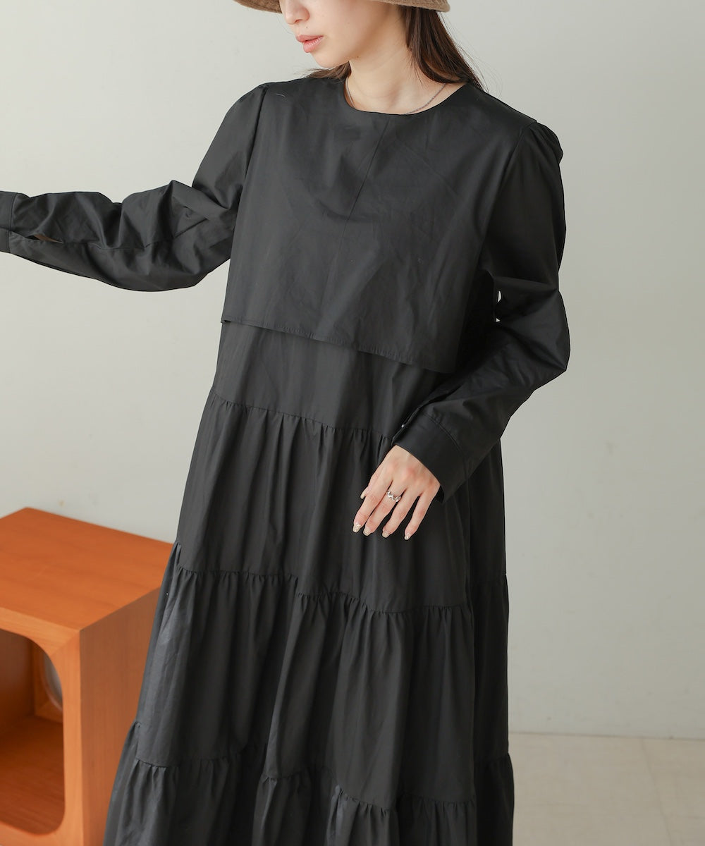 ティアードフレアワンピース