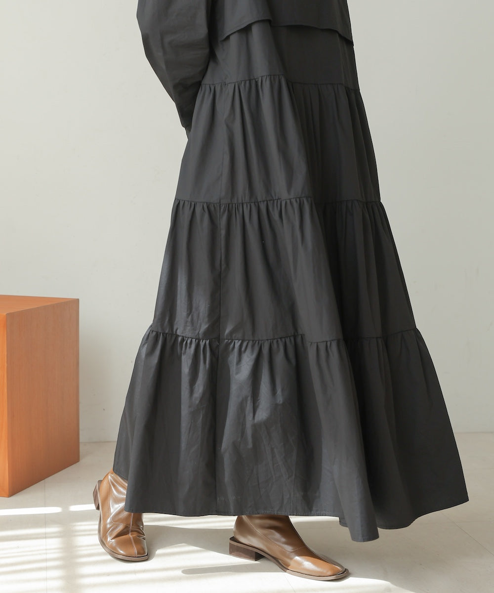 ティアードフレアワンピース