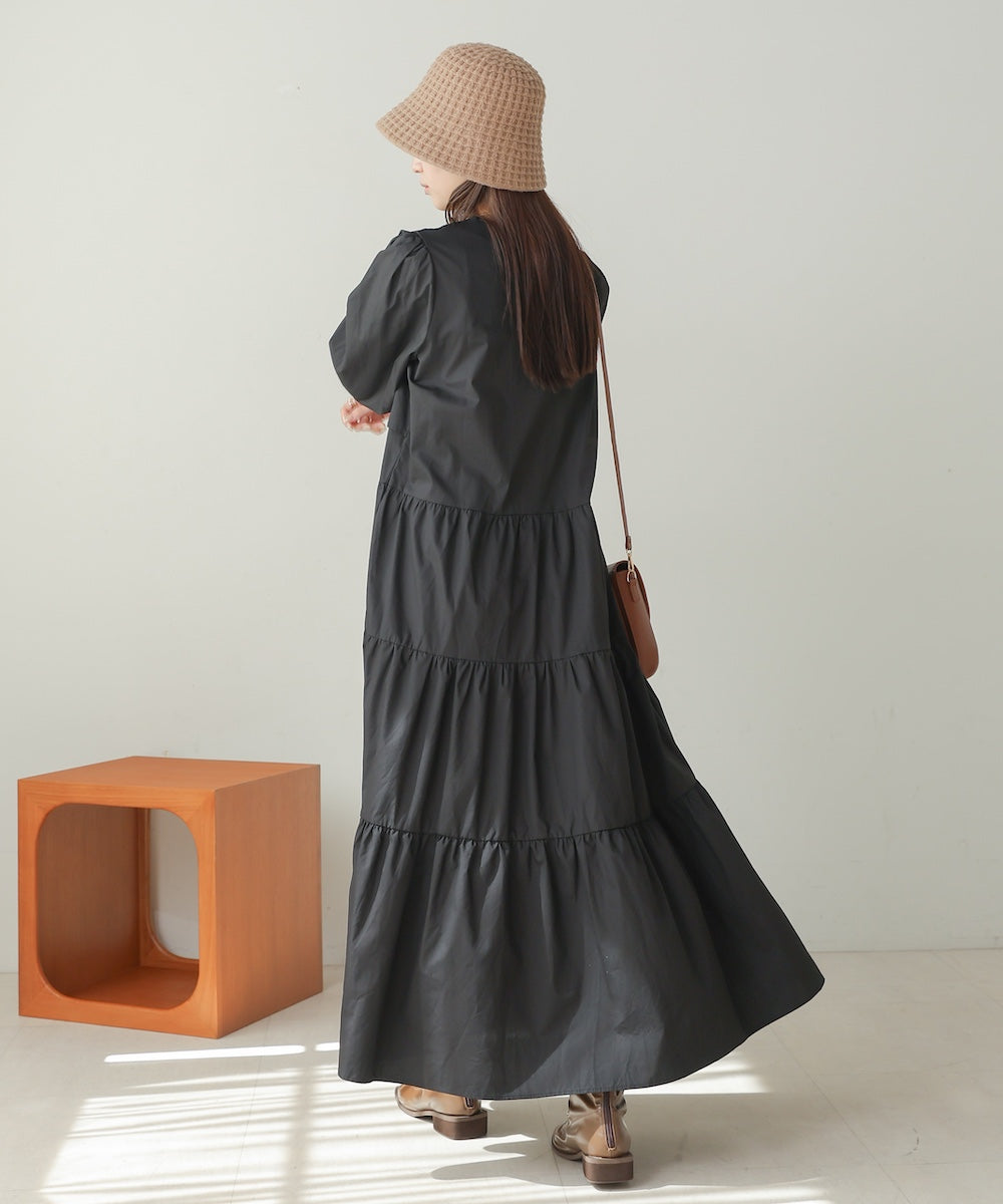 ティアードフレアワンピース