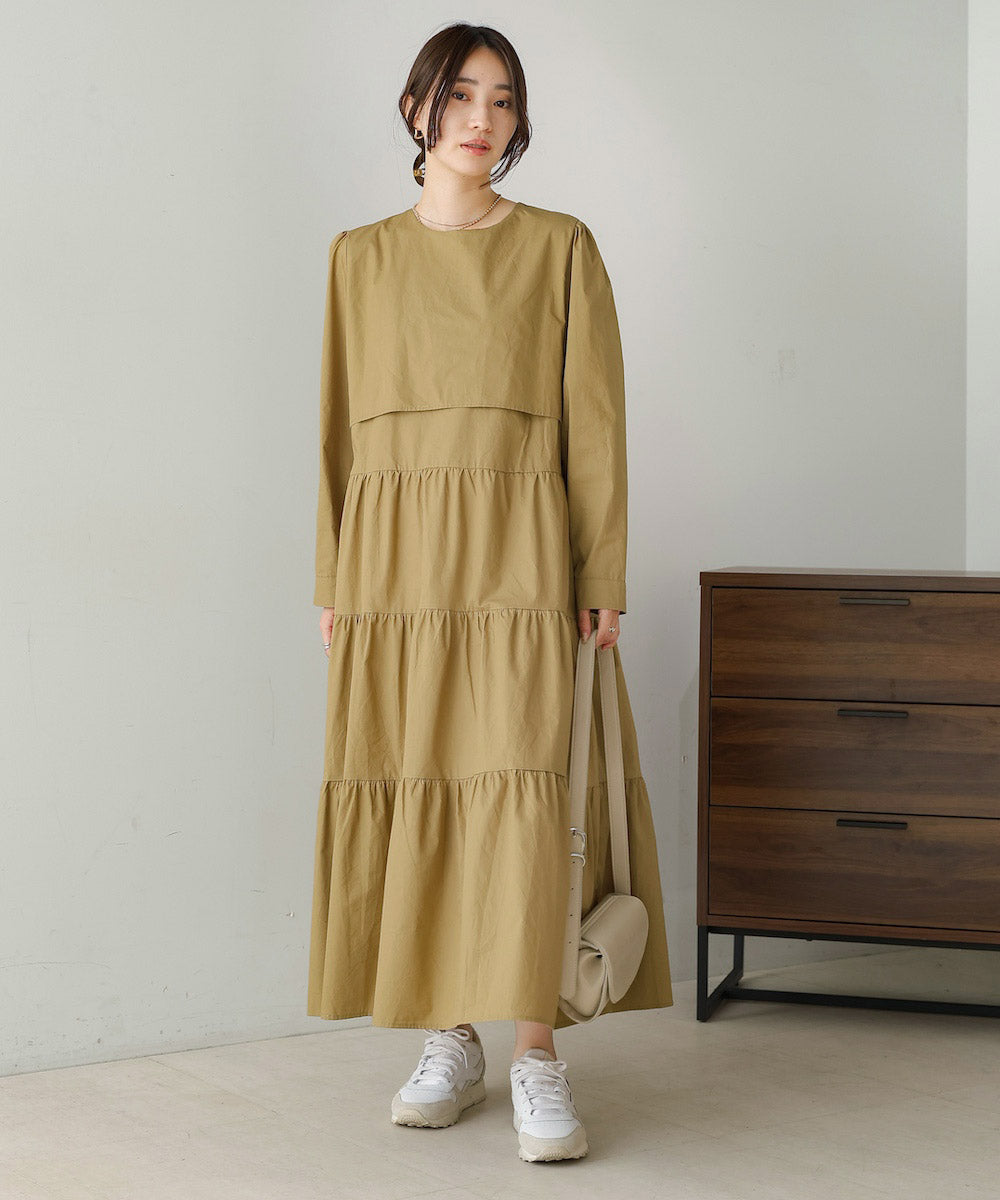 ティアードフレアワンピース