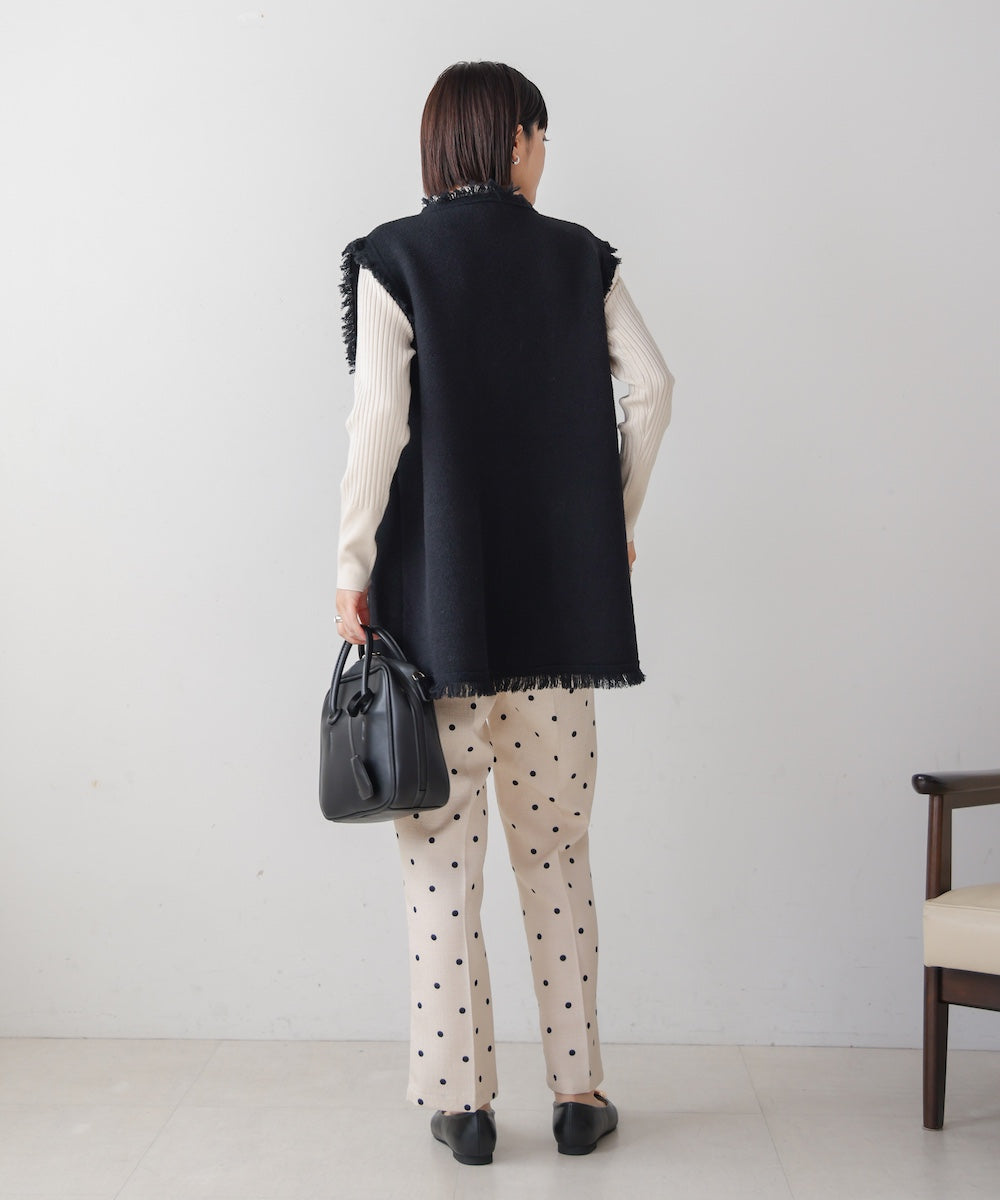 ポケット付きフリンジベスト