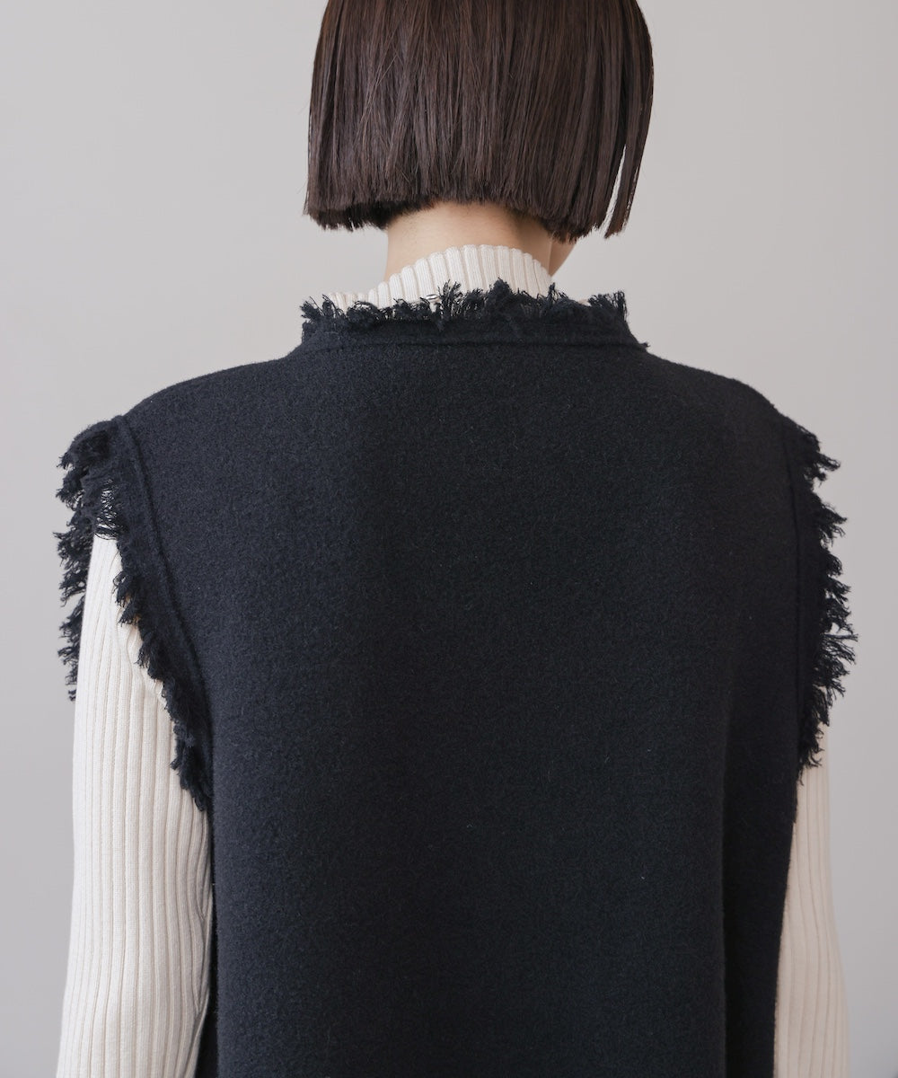 ポケット付きフリンジベスト