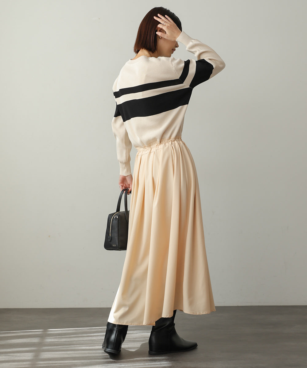 マルチボーダーワンピース