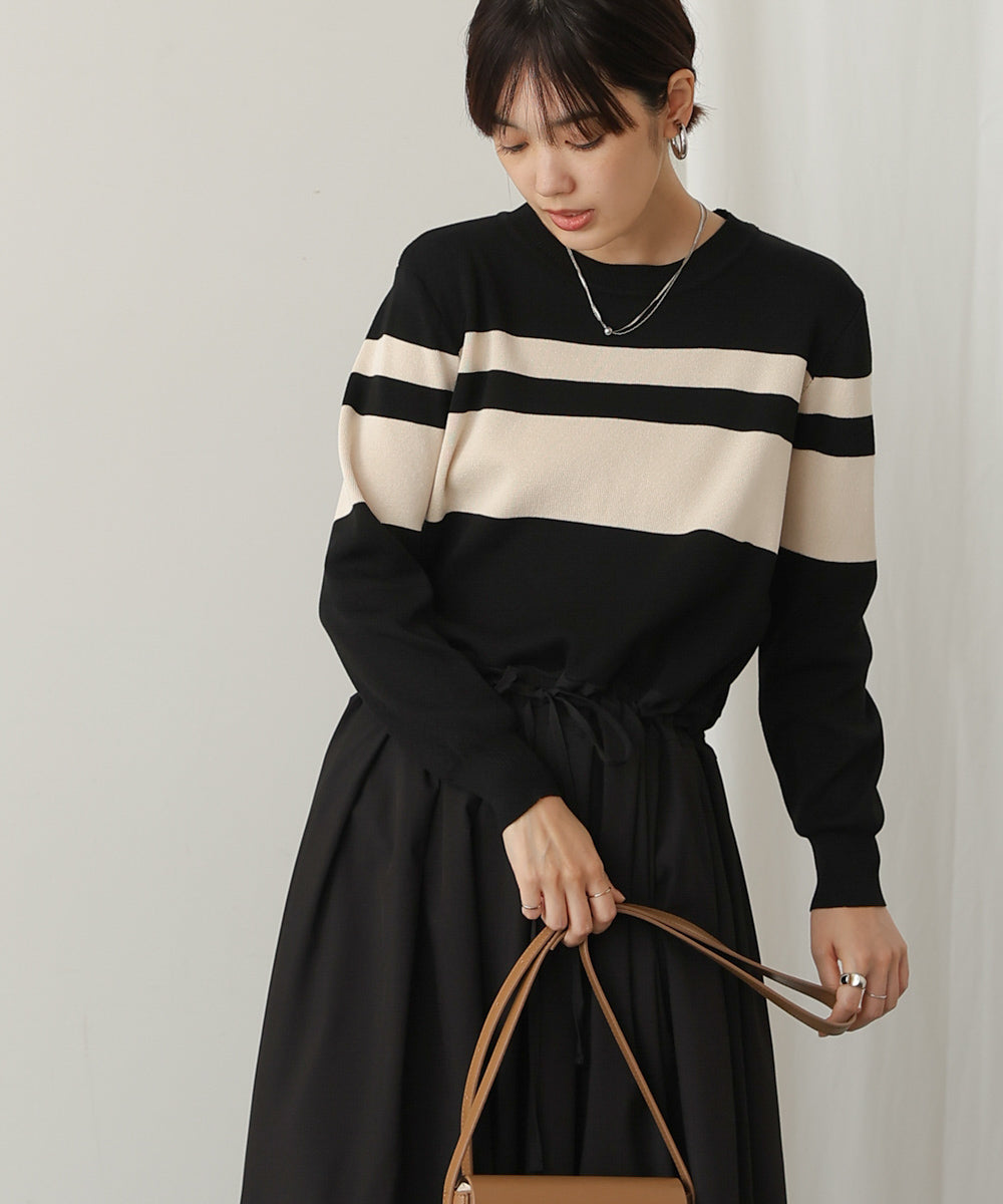 マルチボーダーワンピース