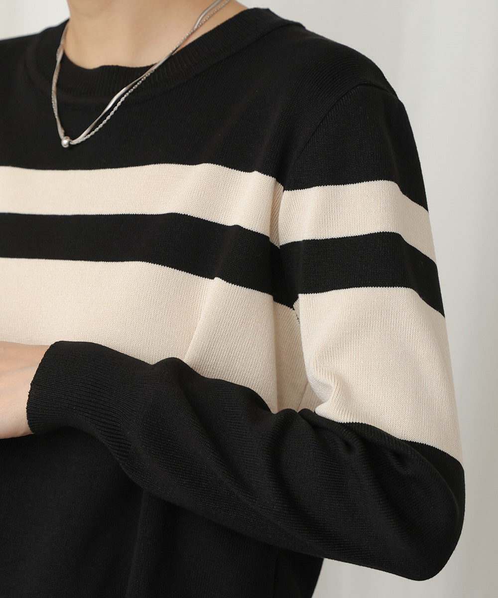 マルチボーダーワンピース