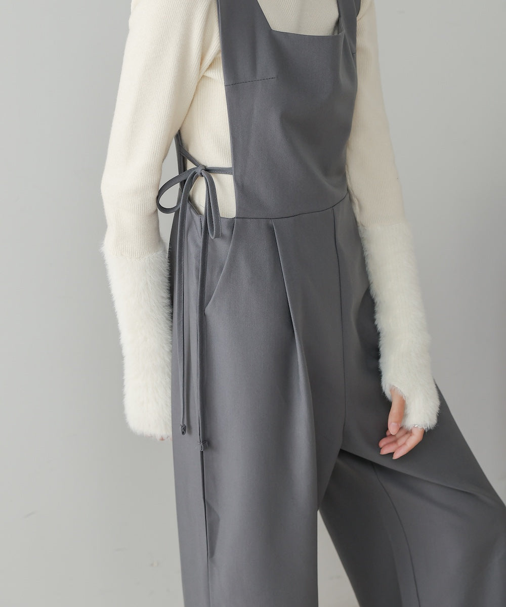 【S・Mサイズ展開】サイドリボンオールインワン