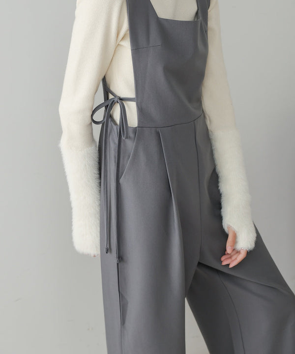 【S・Mサイズ展開】サイドリボンオールインワン