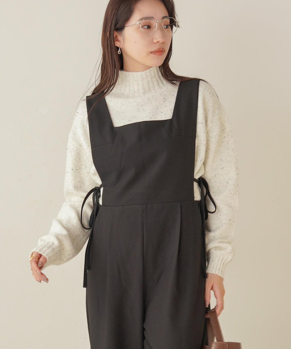 【S・Mサイズ展開】サイドリボンオールインワン