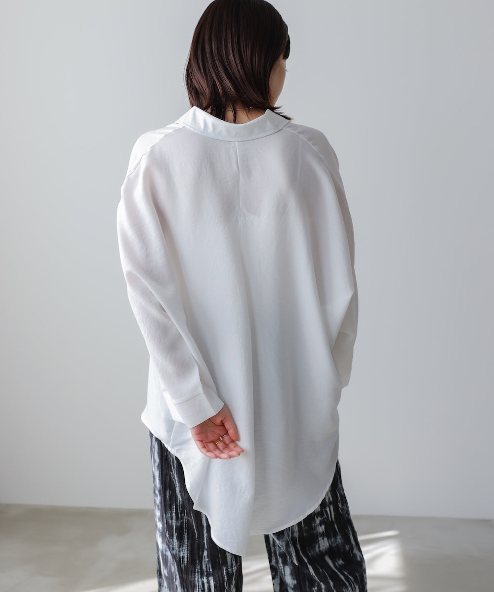 【新色追加】麻ライクスキッパーブラウス