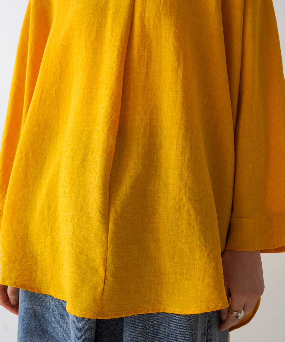 【新色追加】麻ライクスキッパーブラウス